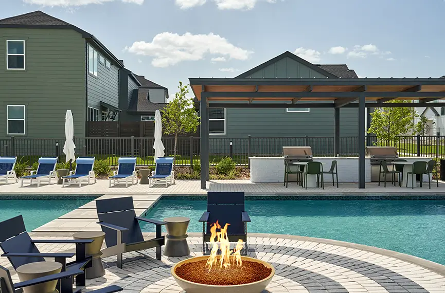 Resort style pool