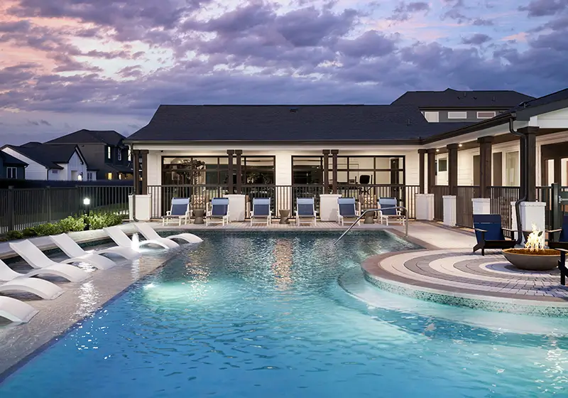 Resort style pool